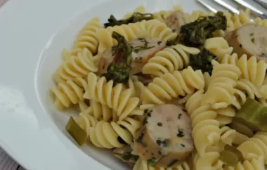 Delicious Lemon Broccolini and Sausage Pasta Recipe