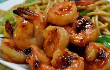 Delicious Sweet and Spicy Grilled Shrimp