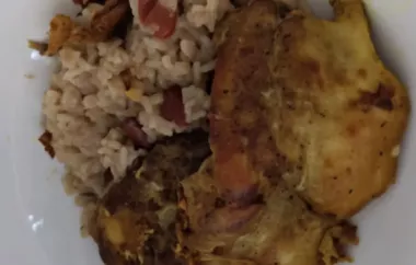 Delight your taste buds with this flavorful American Jamaican Rice and Peas recipe.