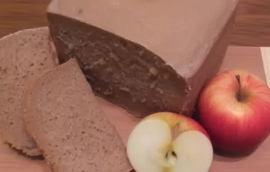 Homemade Applesauce Bread Recipe
