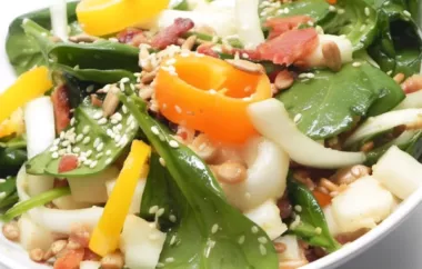 Refreshing and flavorful Sweet and Sour Spinach Jicama Salad