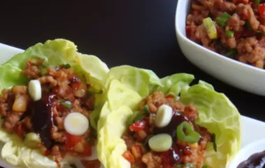 Satisfy your craving for Asian flavors with these quick and easy Americanized lettuce wraps.