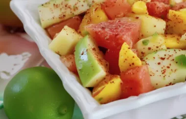 Spice up your fruit salad with this delicious and refreshing recipe