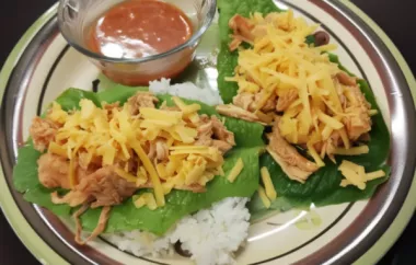 Spice up your meal with these tantalizing Buffalo Chicken Lettuce Wraps
