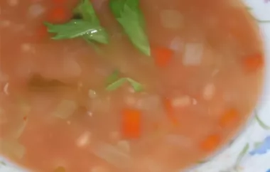 Warm up with this Hearty Bean Soup loaded with beans and vegetables