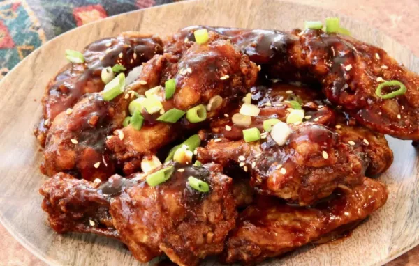 Air-Fryer Balsamic Glazed Chicken Wings