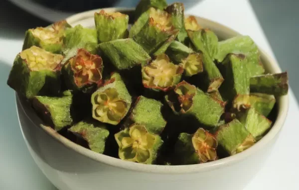 Air-Fryer Roasted Okra