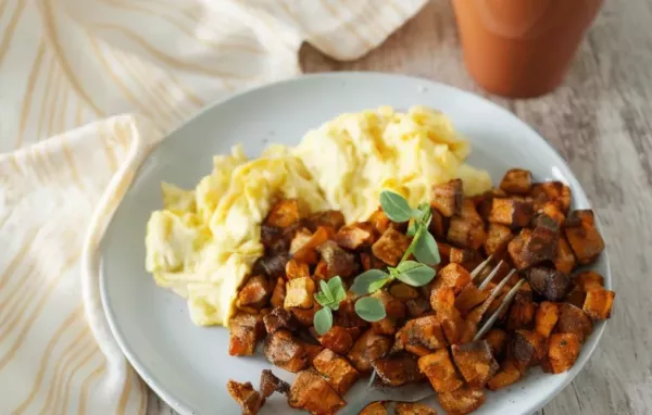 Air-Fryer Sweet Potato Hash