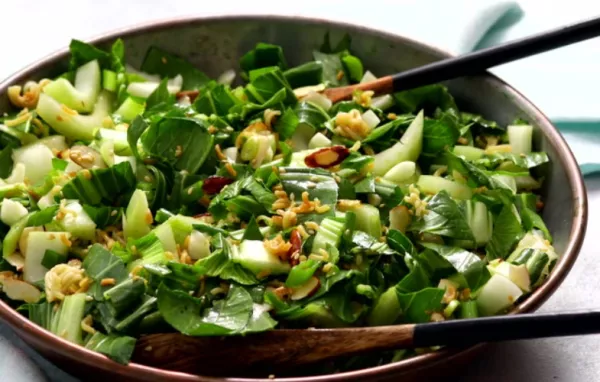 Almond and Baby Bok Choy Asian Salad