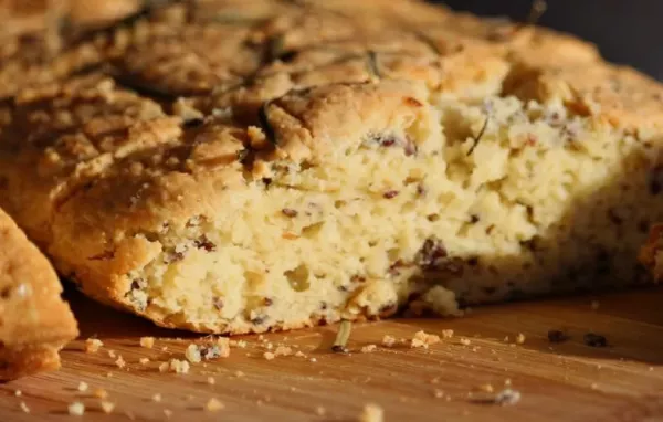 Almond Flour Bread Loaf with Parmesan