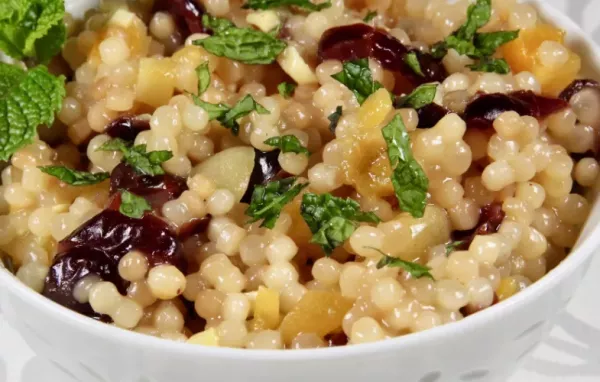 Apricot-Cranberry Israeli Couscous