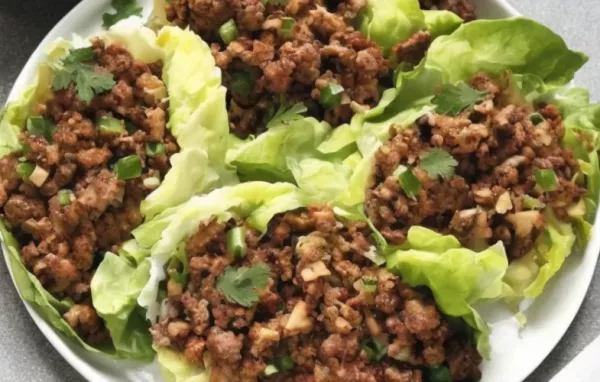 Asian Lettuce Wraps