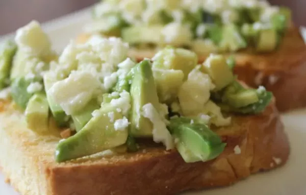 Avocado and Feta Bruschetta