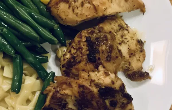 Baked Lemon Rosemary Chicken Recipe