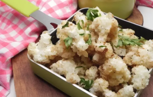 Baked Parmesan Cauliflower