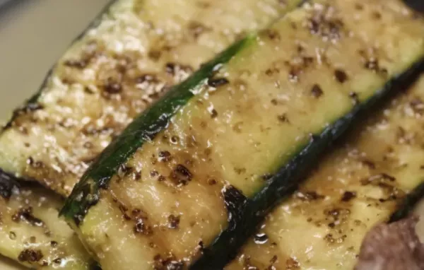 Balsamic Grilled Zucchini