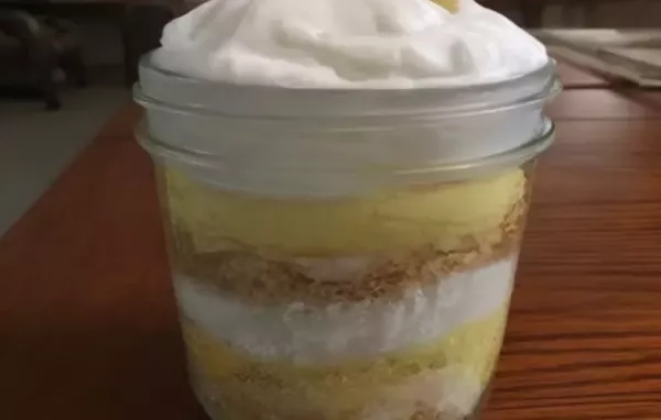 Banana Cream and Nutter Butter Treat in a Jar