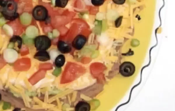 Best Ever Layered Mexican Dip