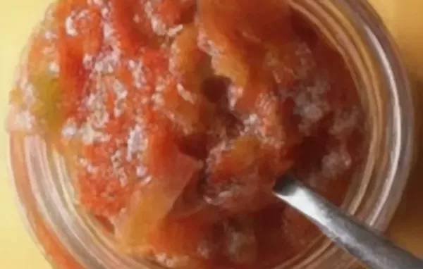 Big Ray's Rhubarb Relish Recipe