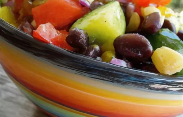 Black Bean and Cucumber Salad