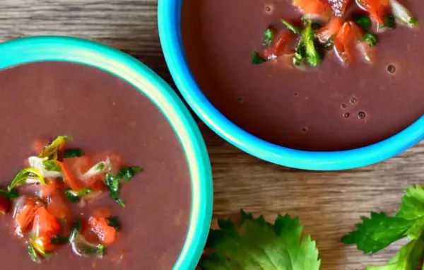 Black Bean and Salsa Soup