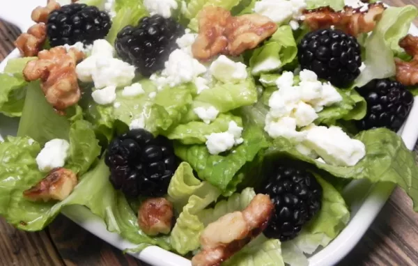 Blackberry Almond Crunch Salad