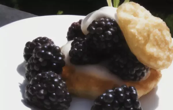 Blackberry Puff Pastry Tarts