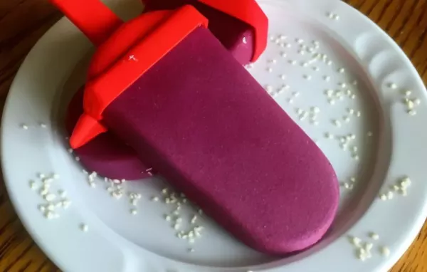 Blackberry Tahini Ice Pops