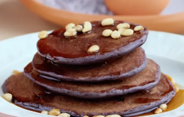 Blue Cornmeal Pancakes