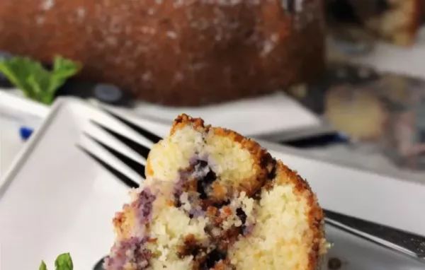 Blueberry Sour Cream Coffee Cake