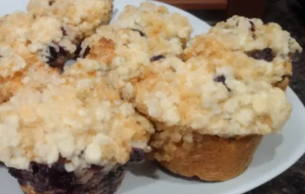 Blueberry Streusel Muffins with Yogurt