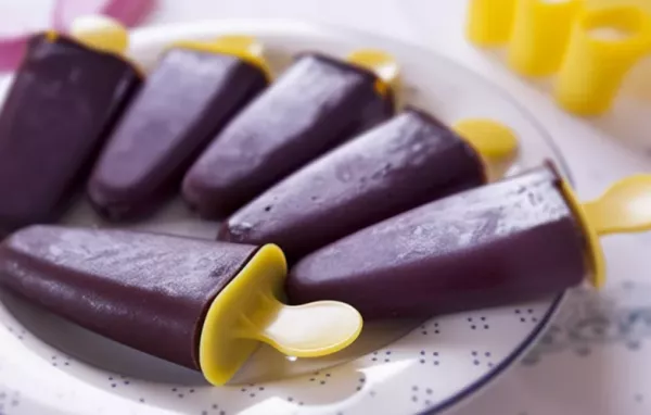 Blueberry Yogurt Popsicles Recipe