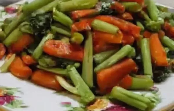 Bok Choy, Carrots and Green Beans