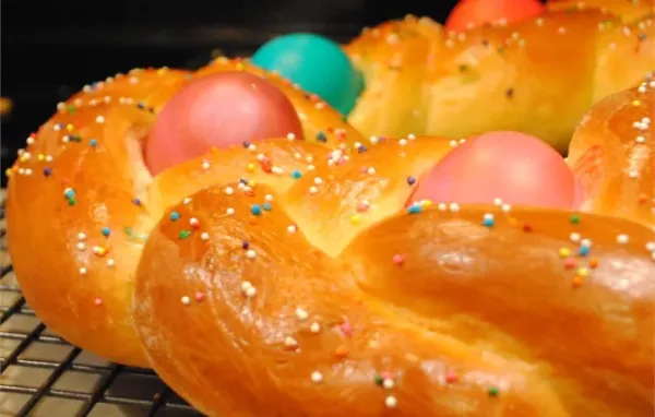 Braided Easter Egg Bread