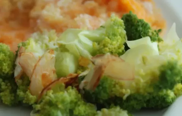 Broccoli With Lemon Almond Butter