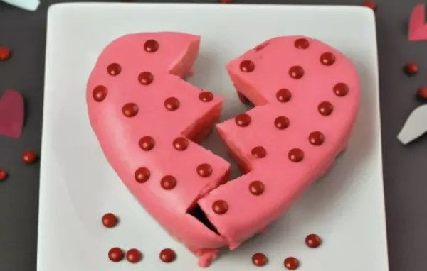 Broken Heart Cake