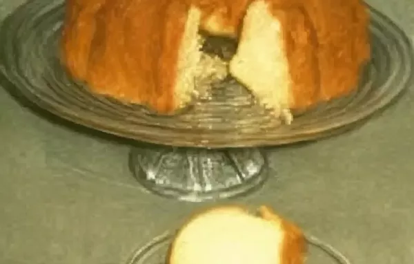 Buttermilk Pound Cake