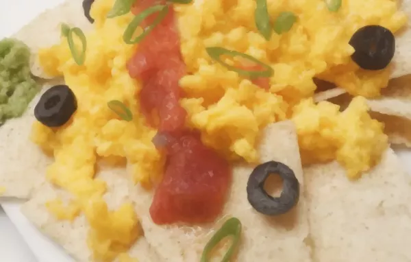 Buttery-Savory Scrambled Egg Nachos Recipe