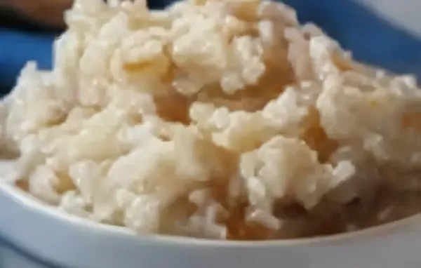 Canadian Maple Rice Pudding