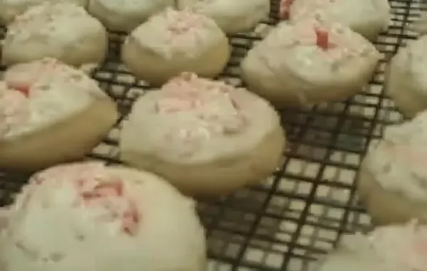 Candy Cane Snowball Cookies