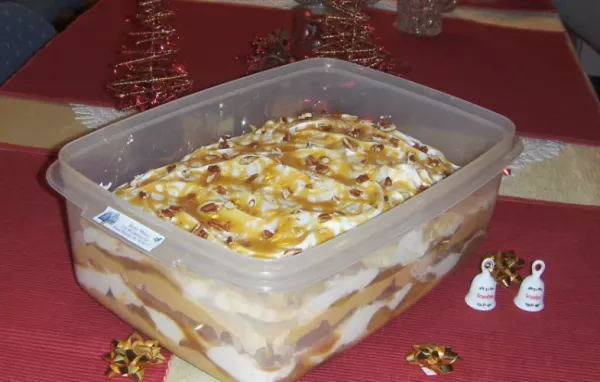 Caramel Apple Box Trifle