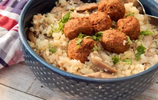 Cauliflower Rice Stroganoff