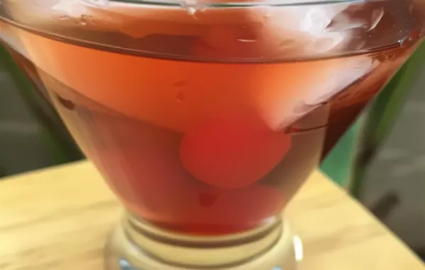 Celebrate the holidays with this festive twist on the classic Manhattan cocktail.