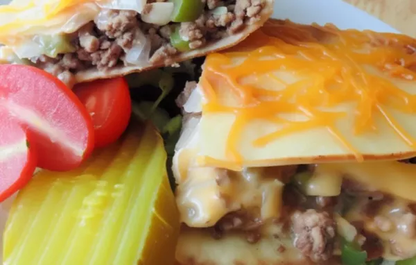 Cheeseburger Quesadillas