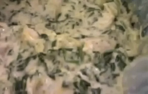 Cheesy and Creamy Artichoke Chicken Spinach Dip