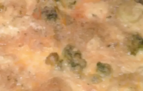 Cheesy and flavorful broccoli and cauliflower casserole