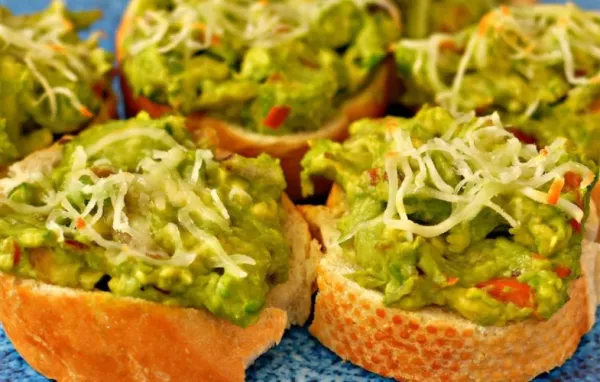 Cheesy Avocado Bites