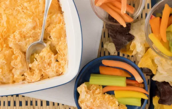 Spicy, Creamy, Cheesy Buffalo Chicken Dip