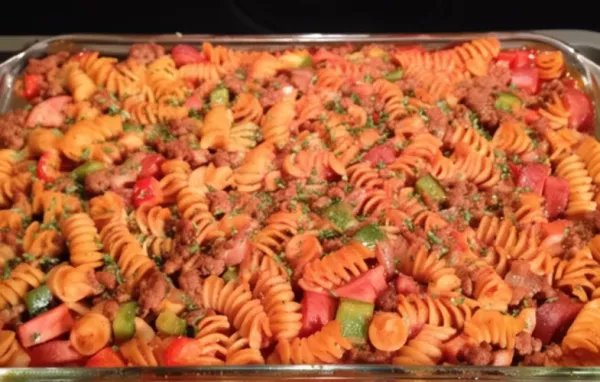 Cheesy Pasta Casserole with Italian Sausage