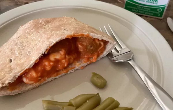 Cheesy Sausage Pita Pockets Recipe